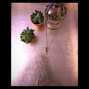 Madewell slip knot necklace